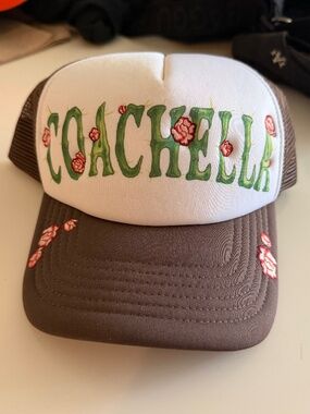 Coachella 2025 Floral Trucker Hat | New/Never Worn | Festival Merch